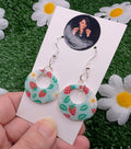 Strawberry Hoop Earrings