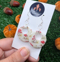 Toadstool Meadow Hoop Earrings
