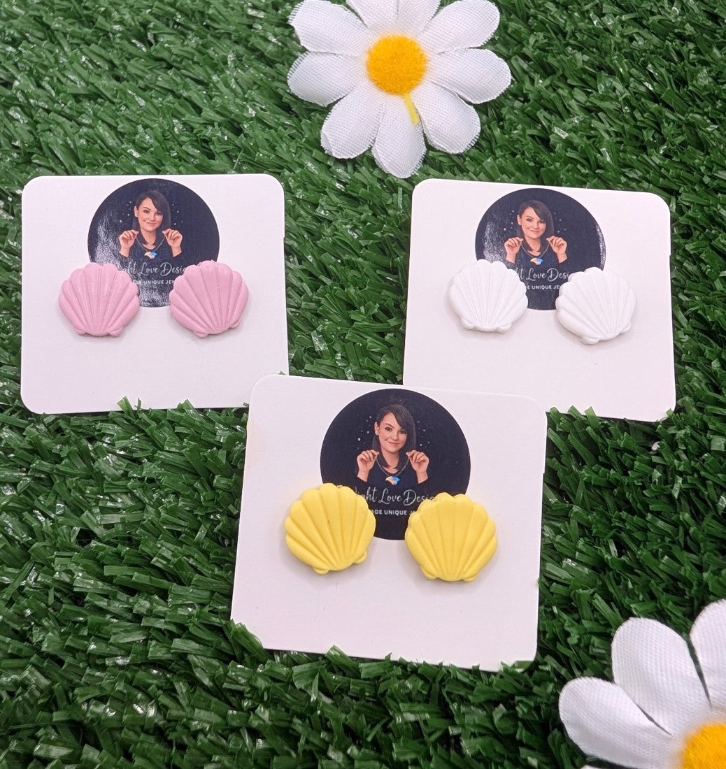 Small Shell Stud Earrings
