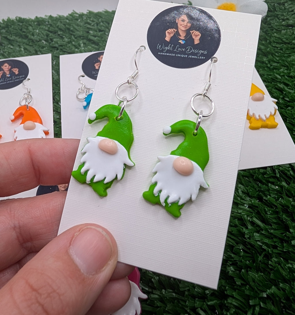Bright Colour Gonk Drop Earrings