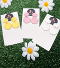 Double Shell Drop Earrings
