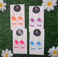 Neon Gonk Drop Earrings