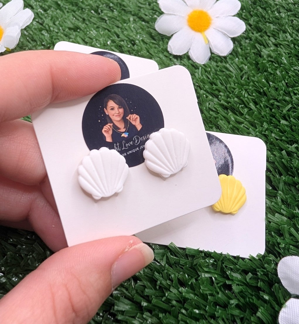 Small Shell Stud Earrings