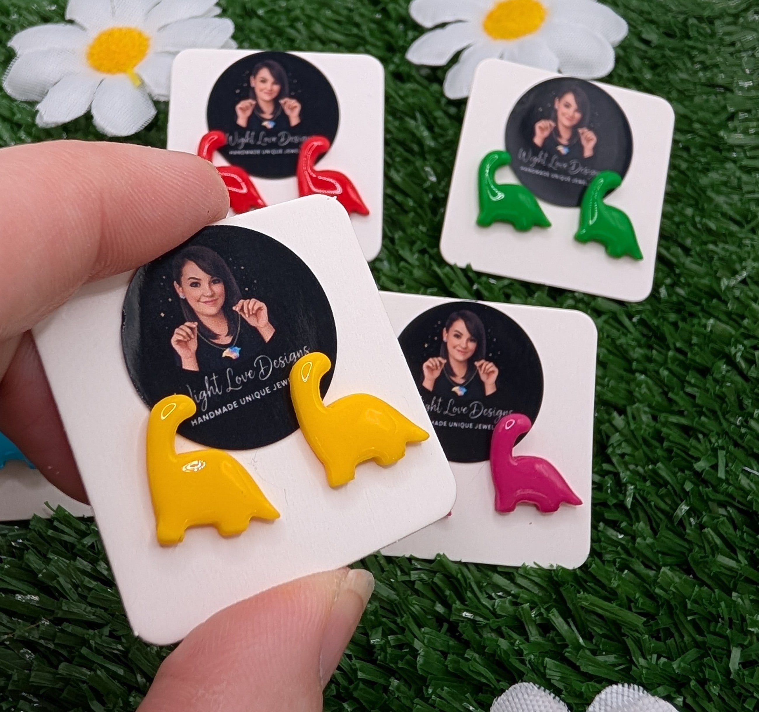 Mini Dino Stud Earrings