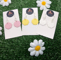 Large Single Shell Drop Earrings