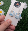 Forget Me Not Mini Hoop Earrings