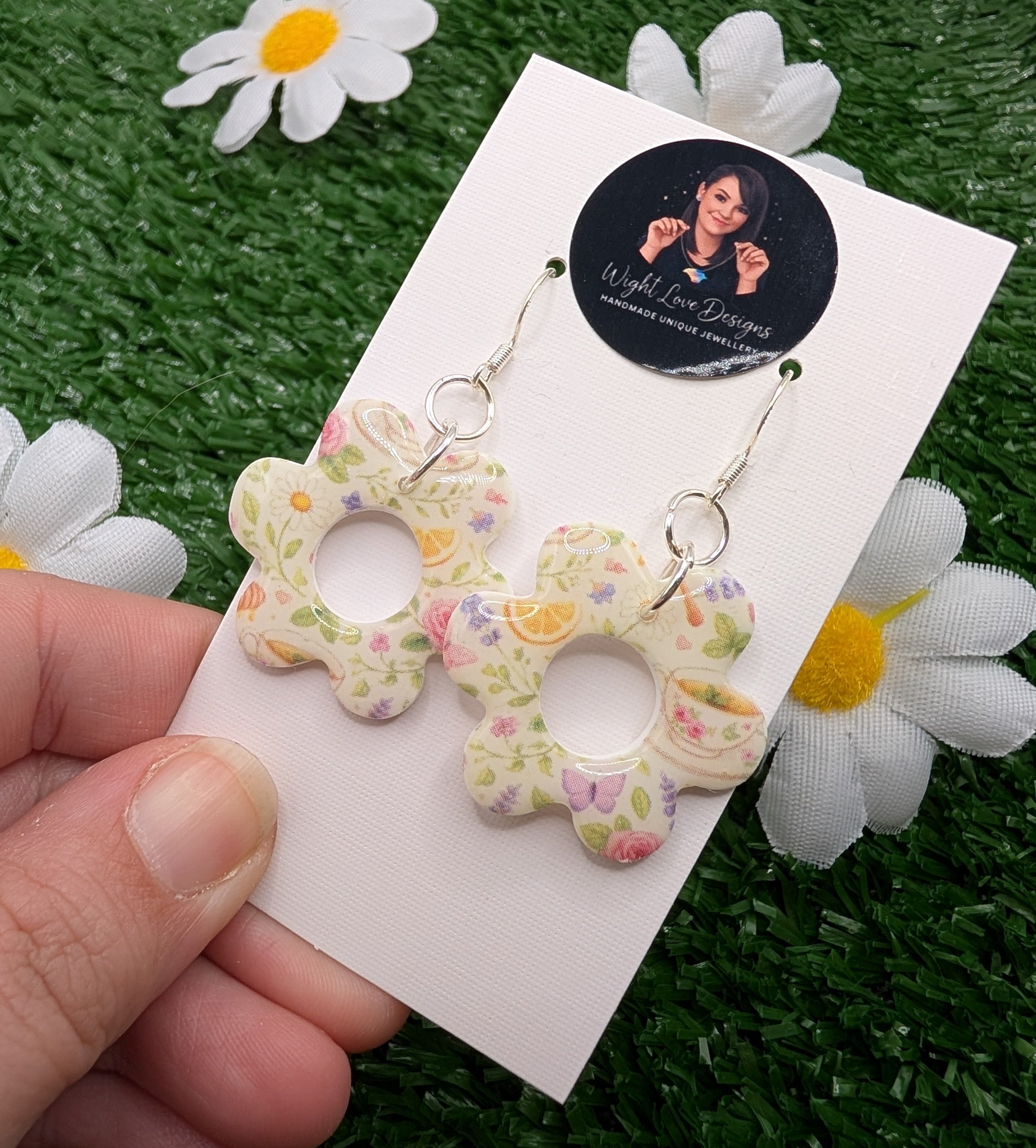 Afternoon Tea Flower Drop Earrings