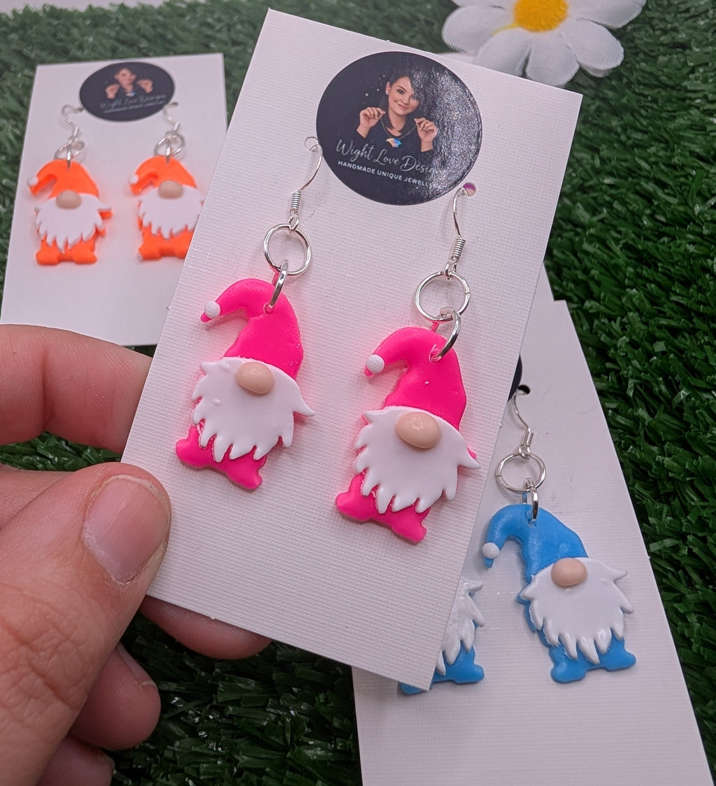 Neon Gonk Drop Earrings