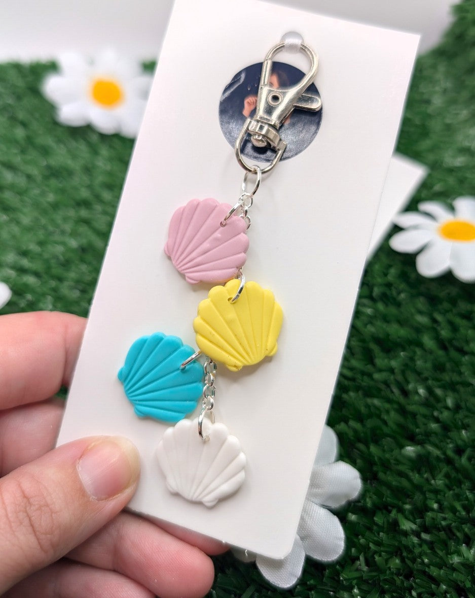 Summer Shell Bag Charm