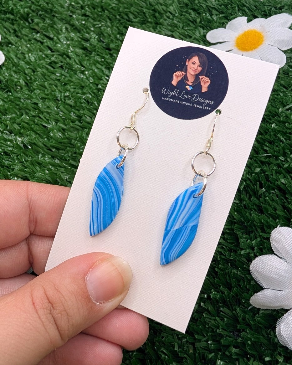 Wave Style Drop Earrings