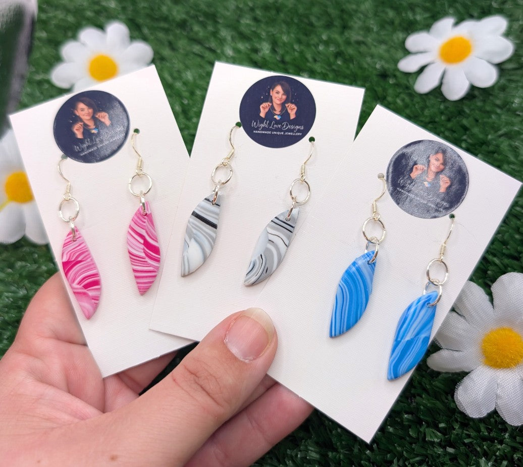 Wave Style Drop Earrings