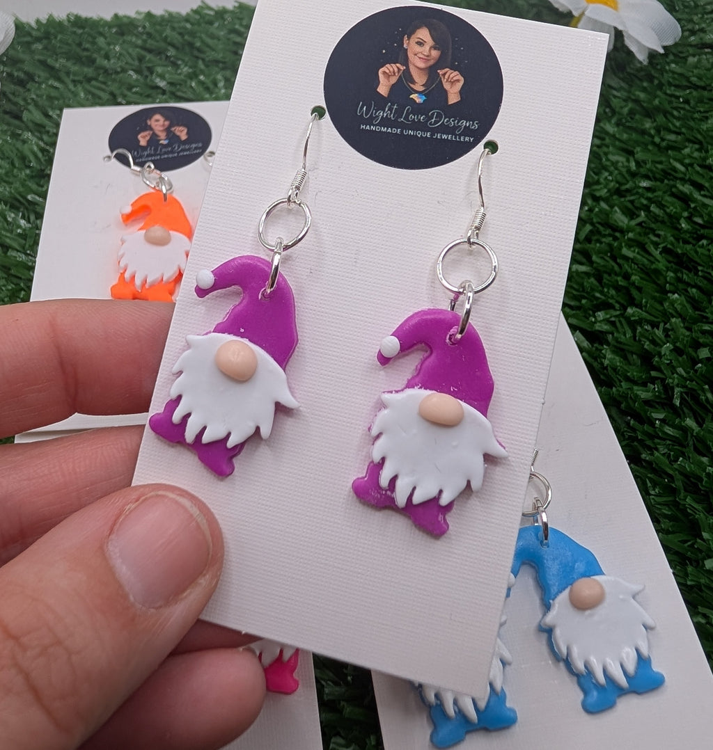 Neon Gonk Drop Earrings
