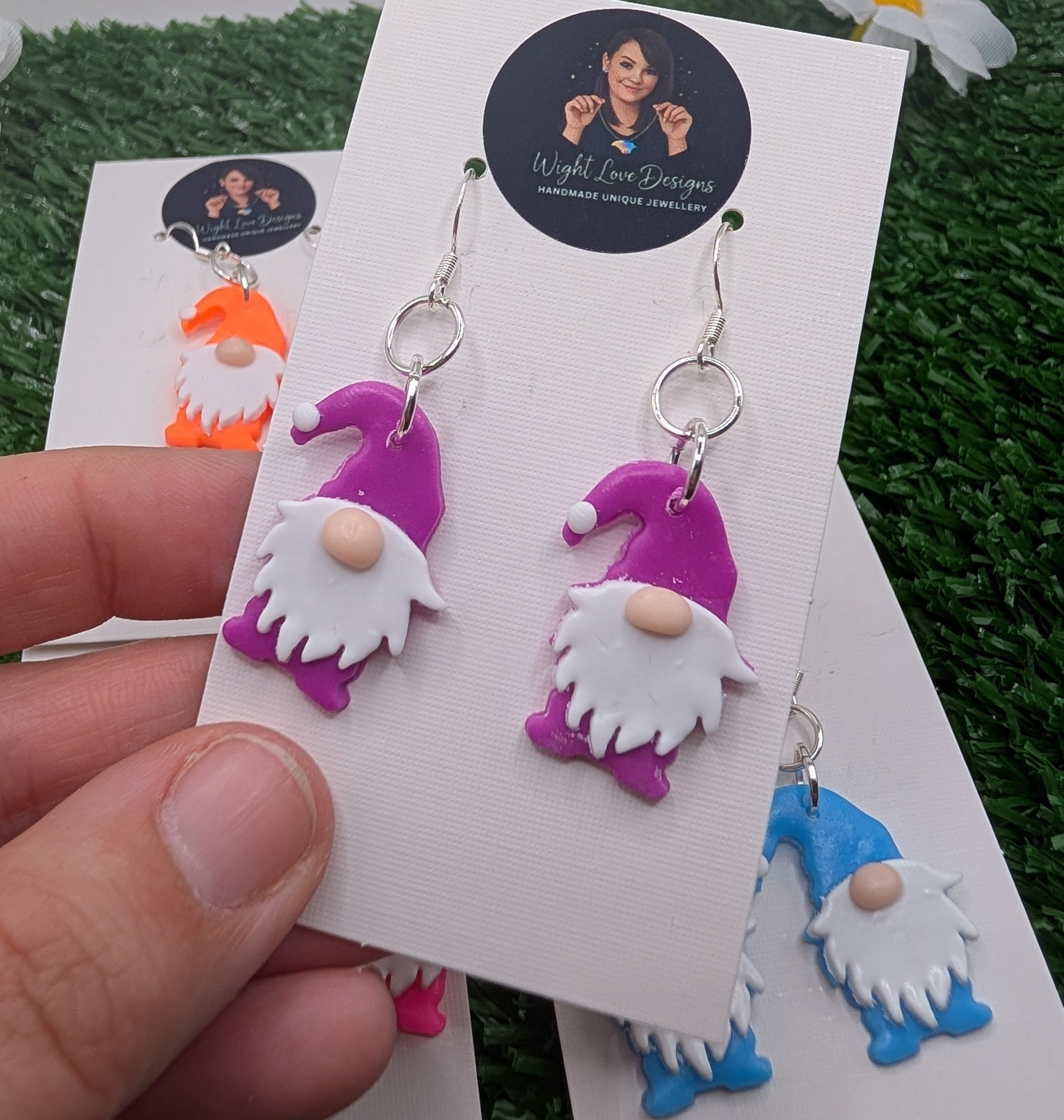 Neon Gonk Drop Earrings