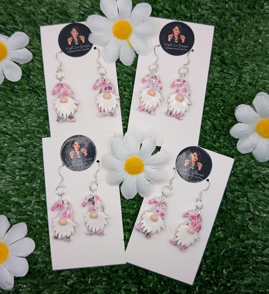 Spring Floral Gonk Earrings