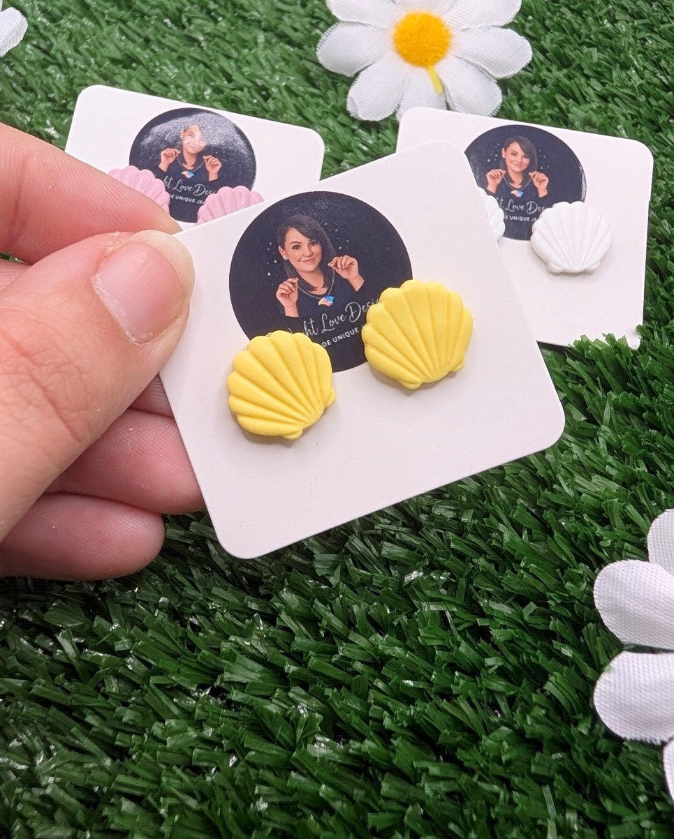 Small Shell Stud Earrings