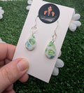 Monstera Tear Drop Earrings