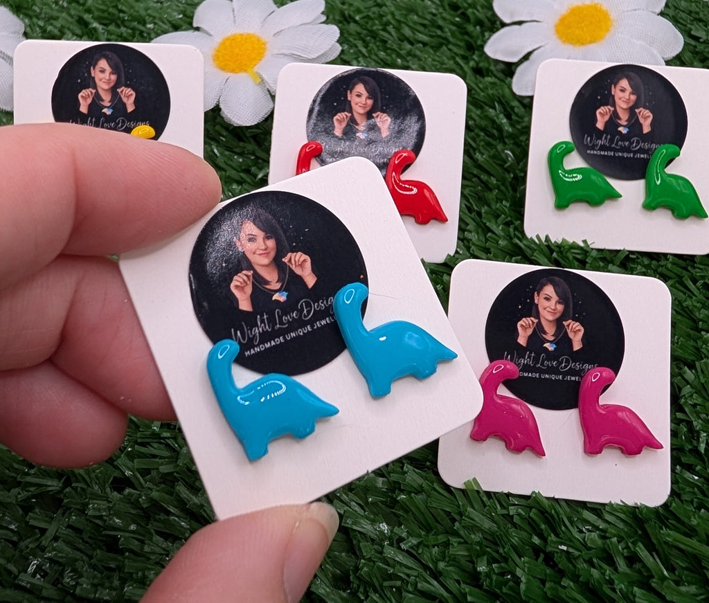 Mini Dino Stud Earrings