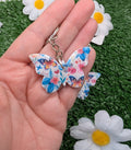 Blue Butterfly Keyring