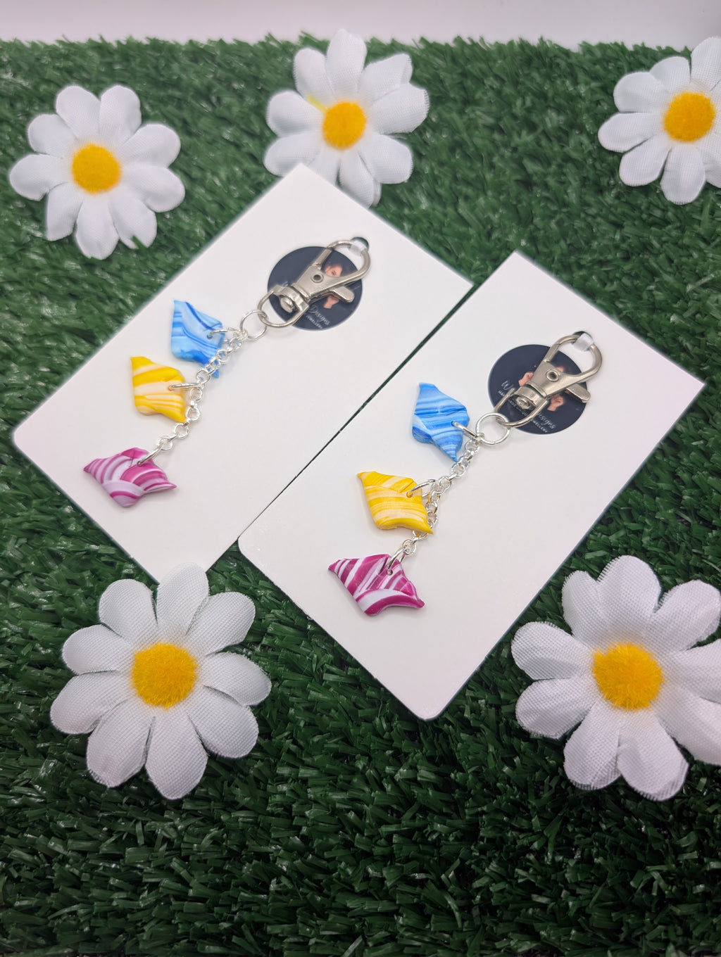 Isle Of Wight Mini Bag Charm (summer theme)