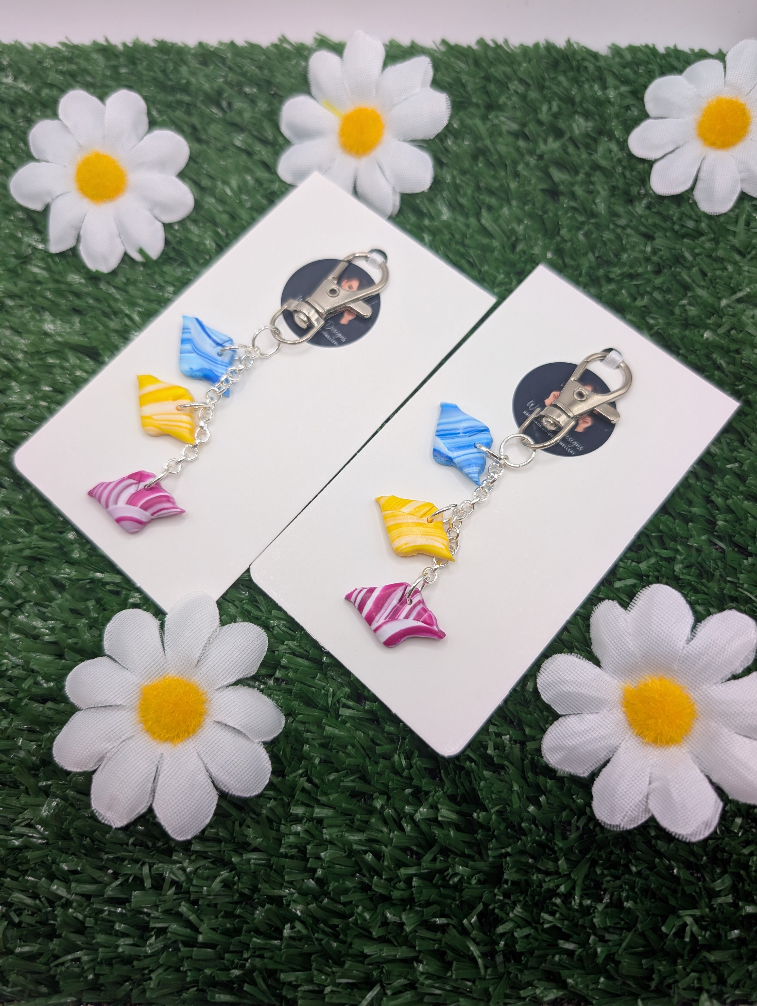 Isle Of Wight Mini Bag Charm (summer theme)