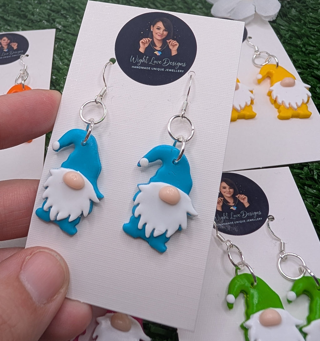Bright Colour Gonk Drop Earrings