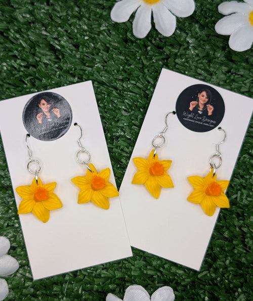 Daffodil Drop Earrings