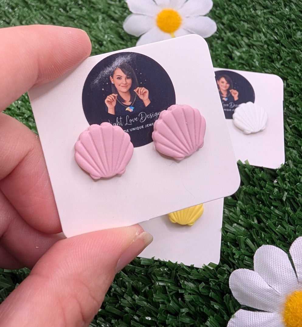 Small Shell Stud Earrings