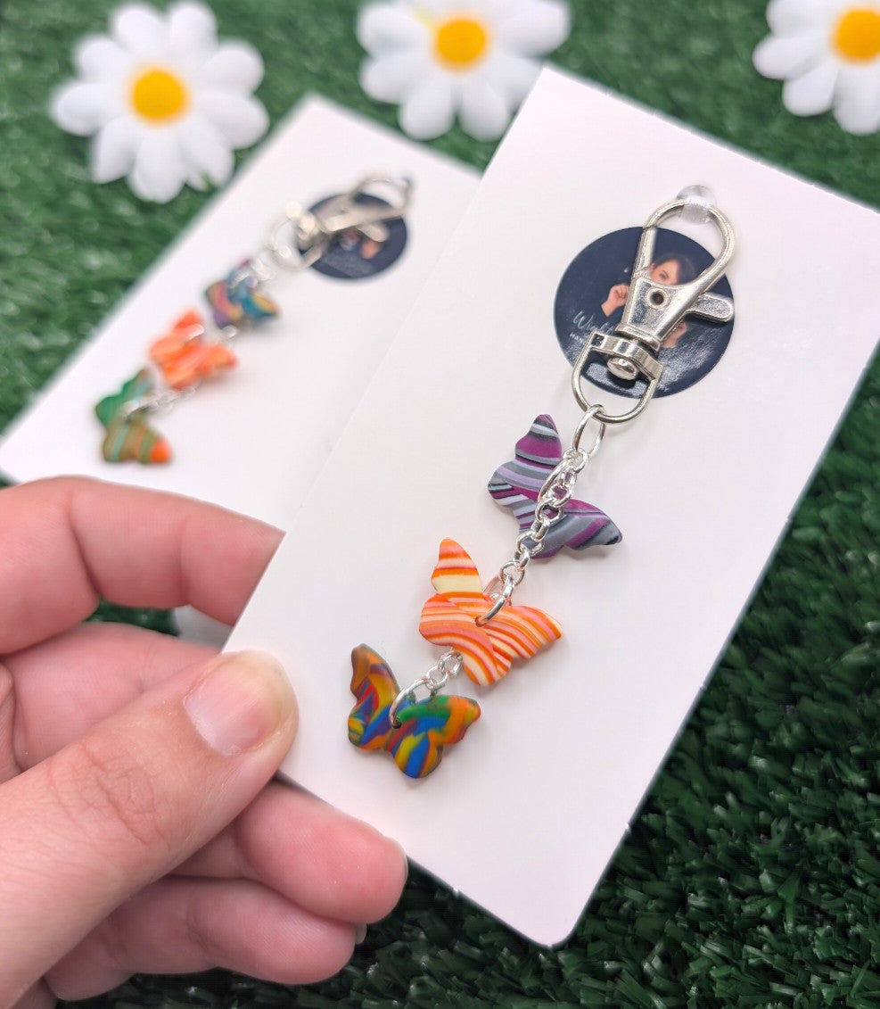 Butterfly Mini Bag Charm