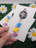 Isle Of Wight Mini Bag Charm (summer theme)
