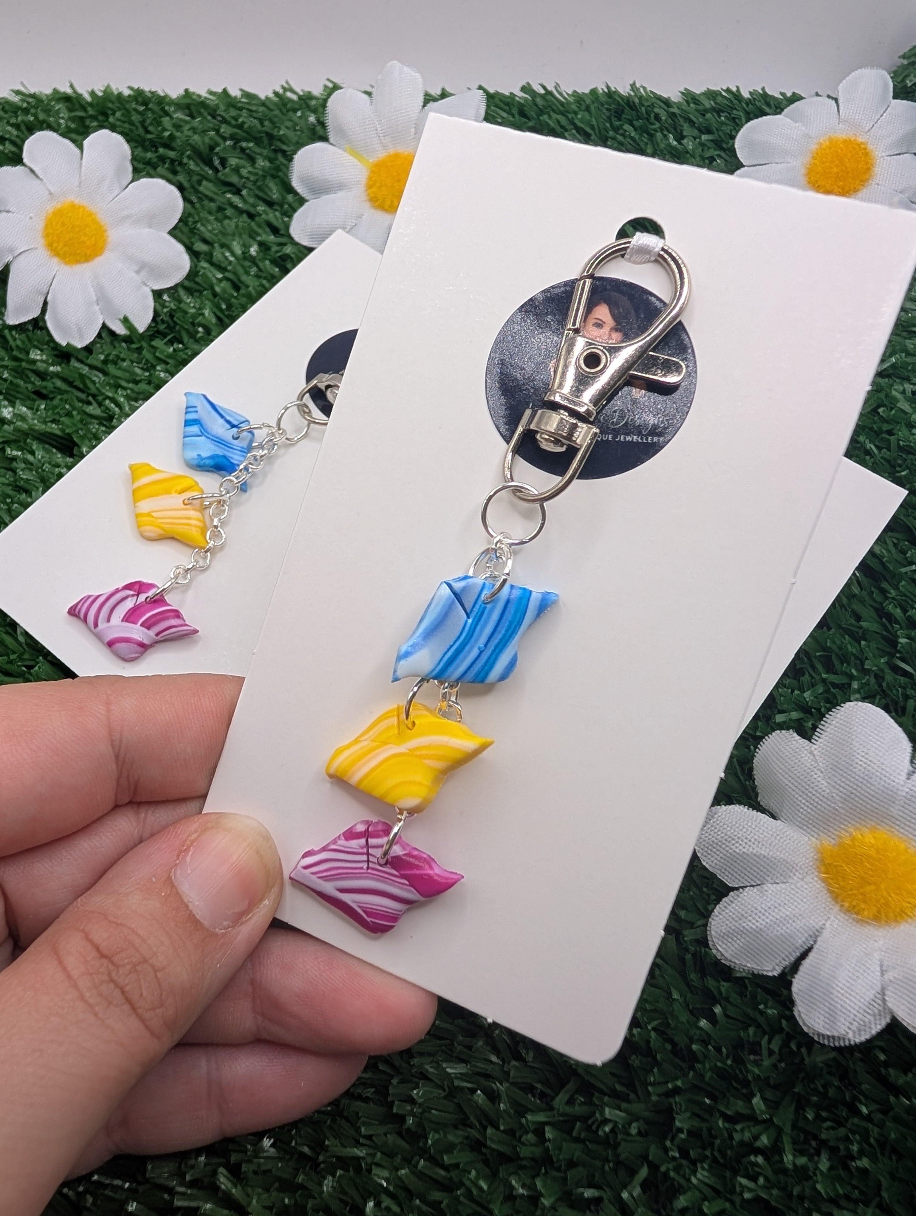 Isle Of Wight Mini Bag Charm (summer theme)