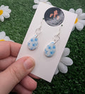 Forget Me Not Tear Drop Earrings