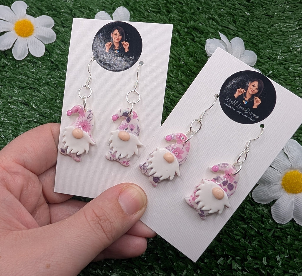 Spring Floral Gonk Earrings