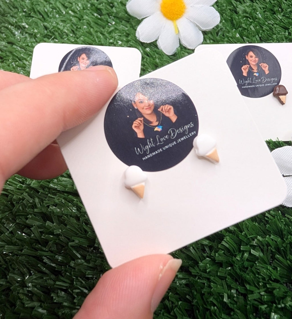 Mini Ice Cream Stud Earrings