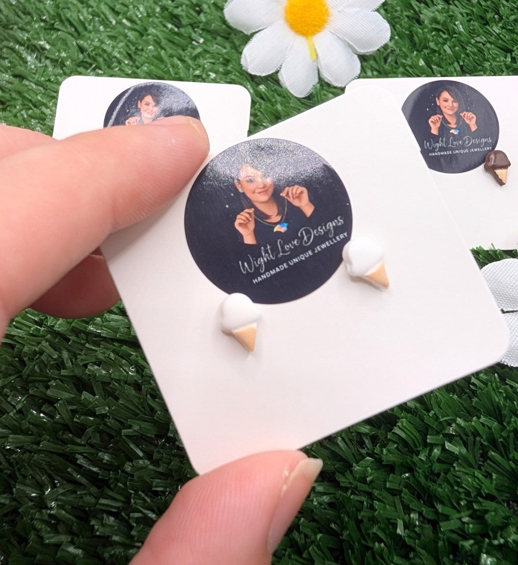 Mini Ice Cream Stud Earrings