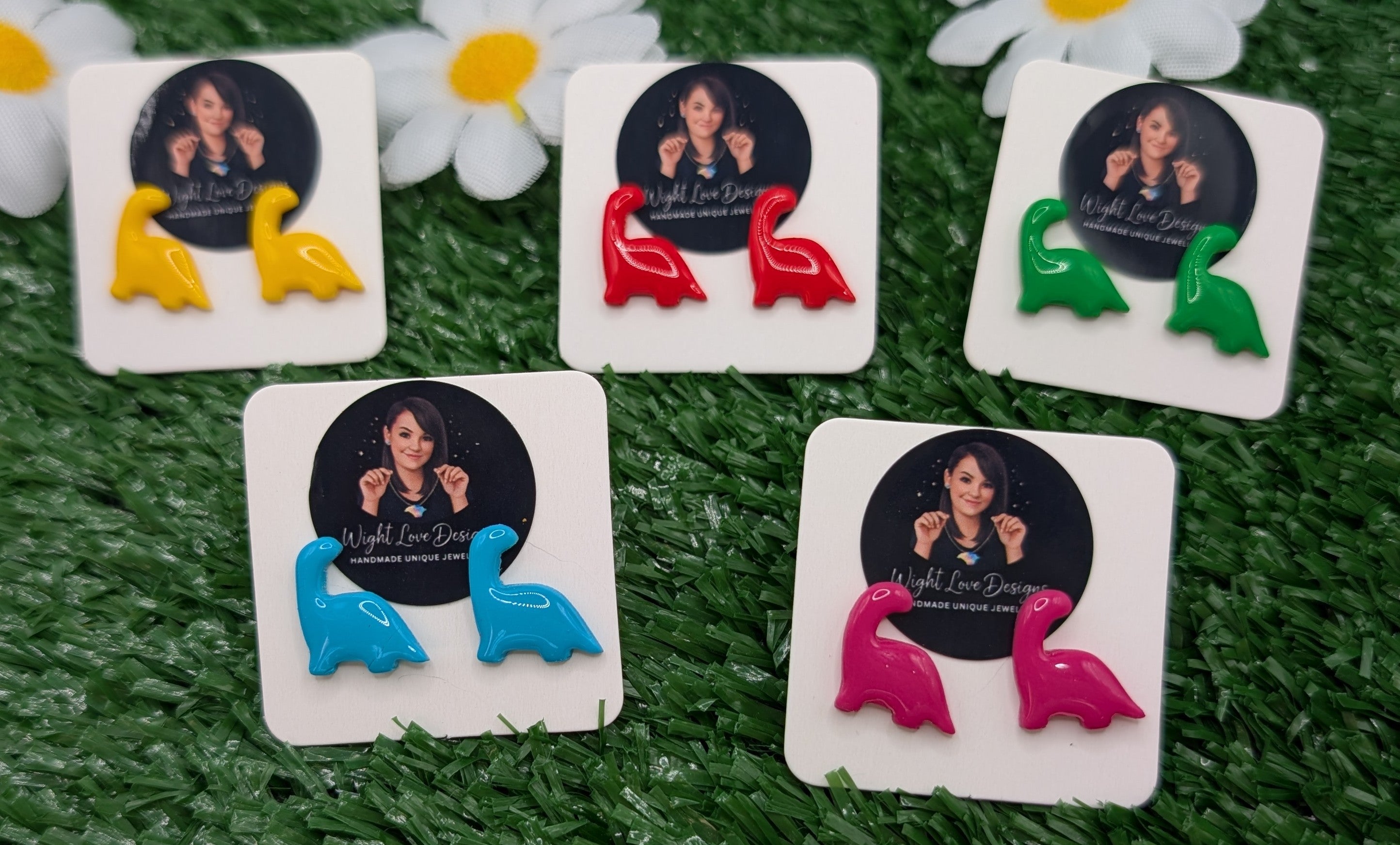 Mini Dino Stud Earrings